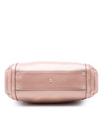 Pre-Loved by Azura Reborn - Pre-Loved Metallic Pebbled Calfskin Bella Satchel