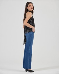 Rolla's - Edie Halter Polka Dot Tops