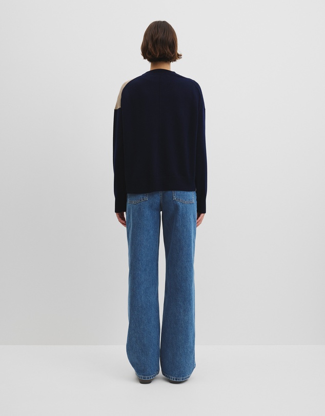 Country Road - Colour Block Merino Knit