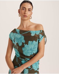 SABA - Verdisa Silk Off Shoulder Top