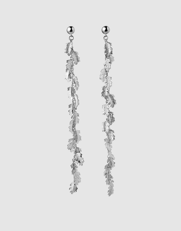 Karen Walker - Leaf Drop Earrings