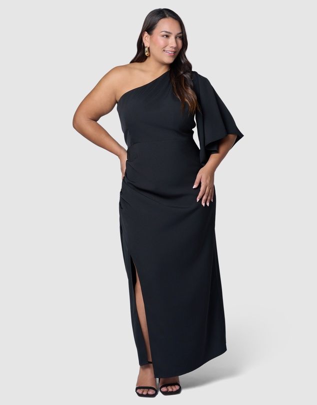 Pink Dusk by Curve Project - Angel Eyes Maxi Dress