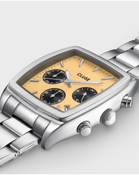 Cluse - Quartaut Chrono Yellow/Silver Link