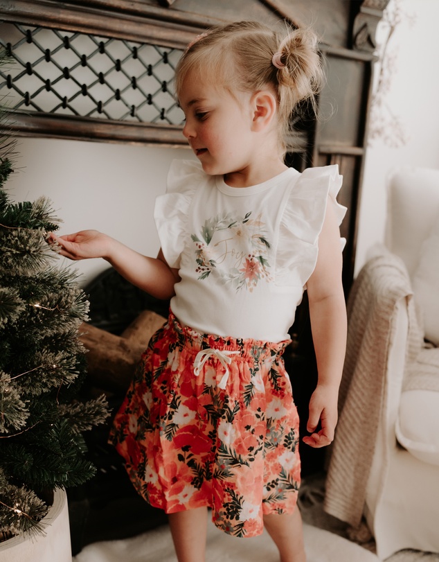 WITH LOVE FOR KIDS - Cotton Muslin Paperbag Skirt - Babies - Kids
