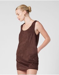 MVN - Faux Suede Mini Dress