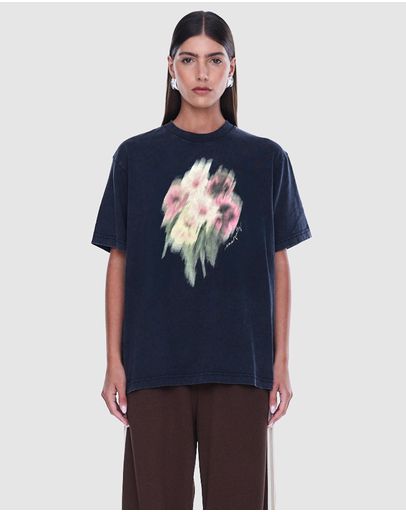 Vintage Black & Blurred Florals