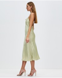 Third Form - Crush Bias Cowl Slip Dress