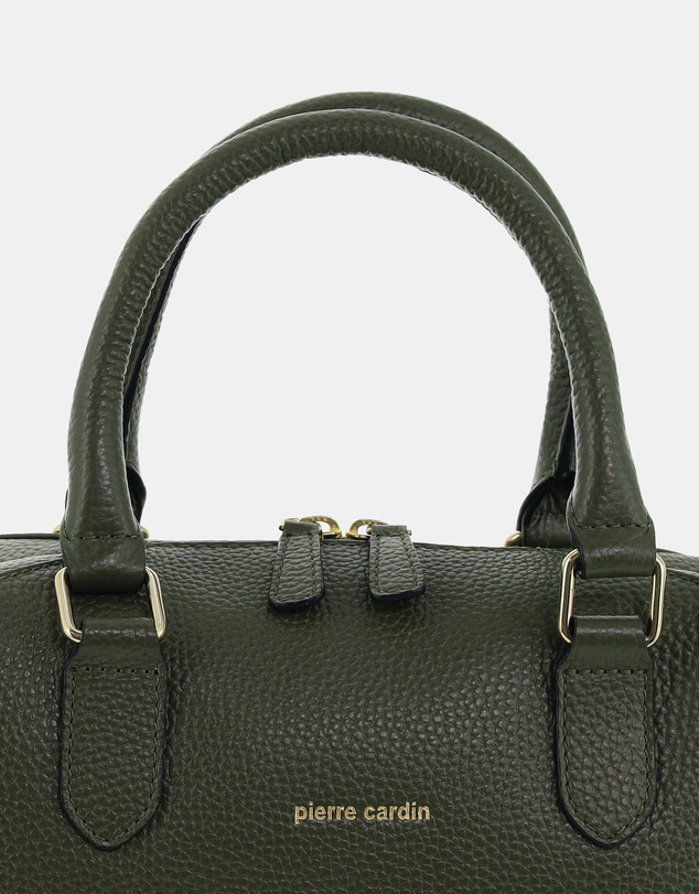 Pierre Cardin - Pierre Cardin Genuine Leather Tote Crossbody Bag