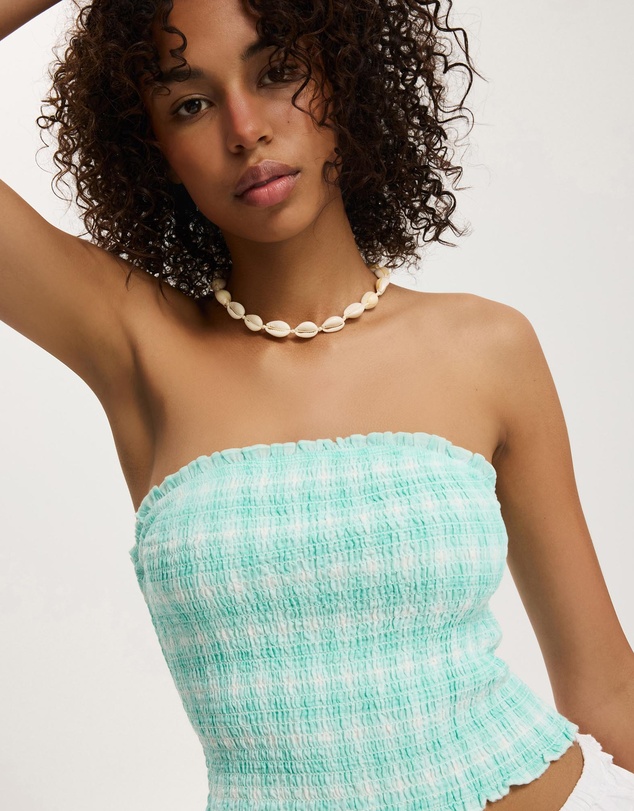 Cotton On - Alina Shirred Tube Top