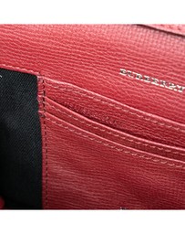 Pre-Loved by Azura Reborn - Pre-Loved Small Leather and House Check Canvas Derby Macken Crossbody