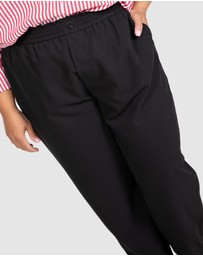 Love Your Wardrobe - Ashleigh Pull-On Suiting Pants