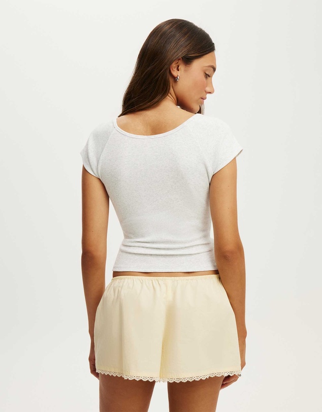 Cotton On Body - Rib Henley Tee