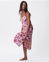 Bras N Things - Lola Long Slip - Print Floral