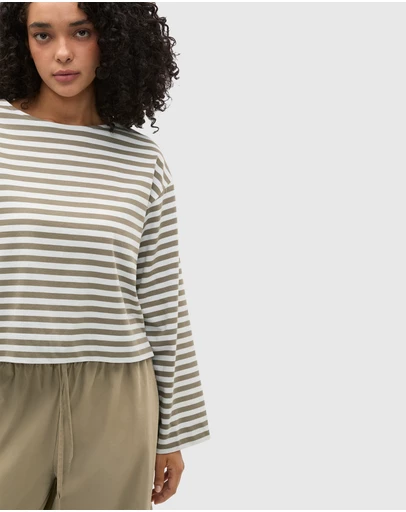 Seed Heritage - Boatneck Long Sleeve Top