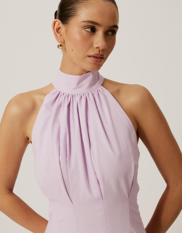 Tussah - Louie Linen Blend Midi Dress