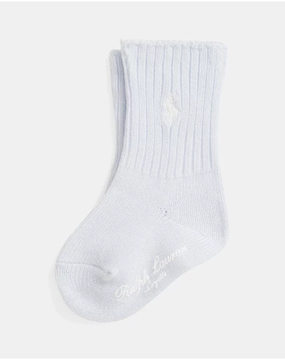 Polo Ralph Lauren - Ribbed Crew Socks - Babies