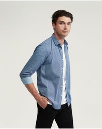 Oxford - Kenton Printed Cotton Shirt