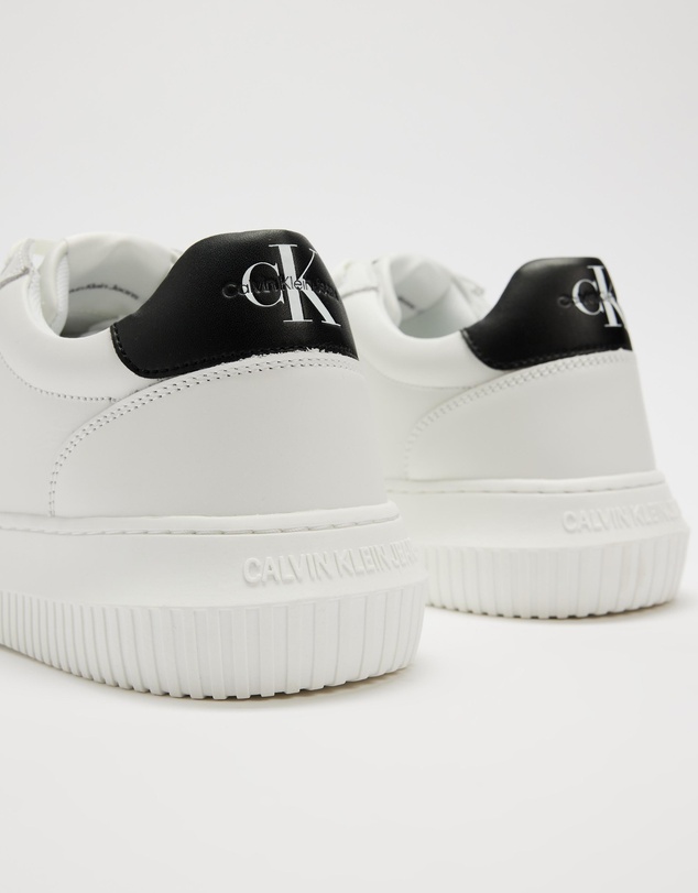 Calvin Klein - Chunky Cupsole Mono Leather Sneakers - Men's