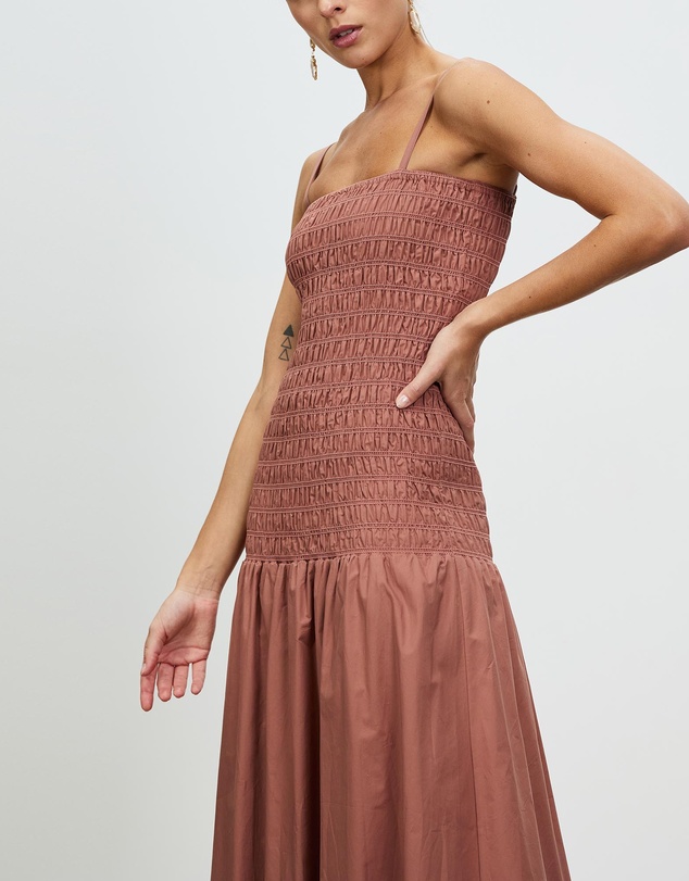 Sofia Irina - Maxi Shirred Dress