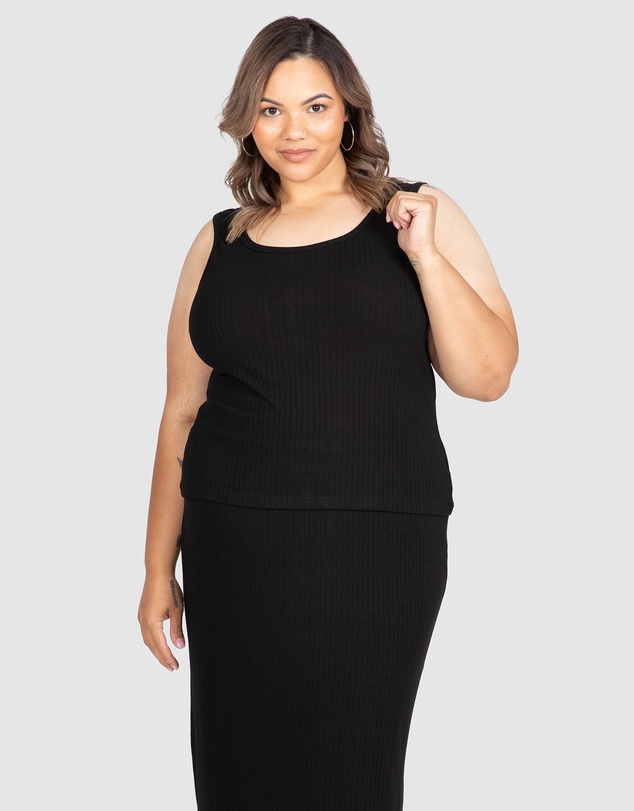 Love Your Wardrobe - Arial Rib Tank