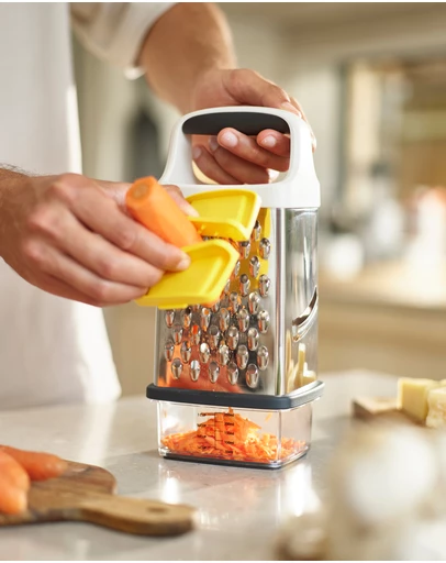 Joseph Joseph - Multi-Grip Box Grater with Precision Food Grip