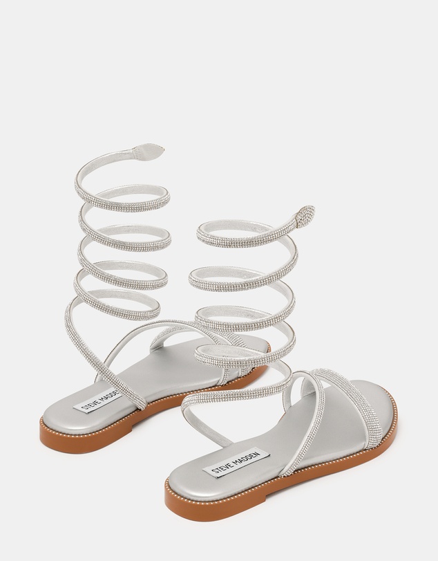 Steve Madden - Blitzzi Silver Sandals