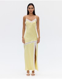 Third Form - Sevin Lace Trim Slip Dress