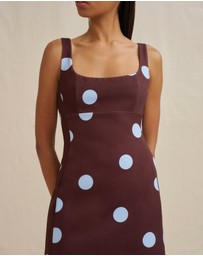 BY JOHNNY. - Paloma Polka Mini Dress
