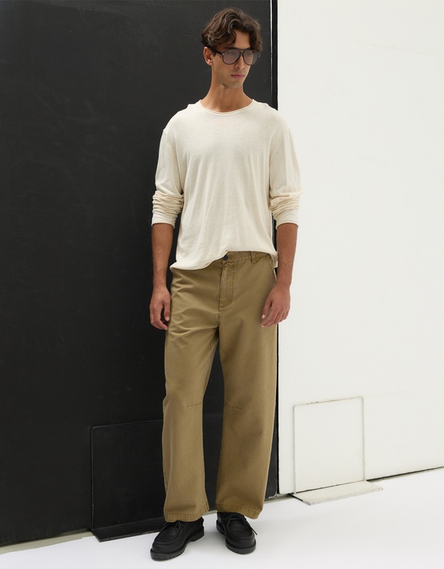 AERE - Cotton Barrel Pants