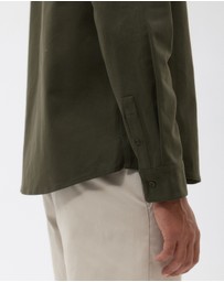 AERE - Brushed Organic Cotton Overshirt
