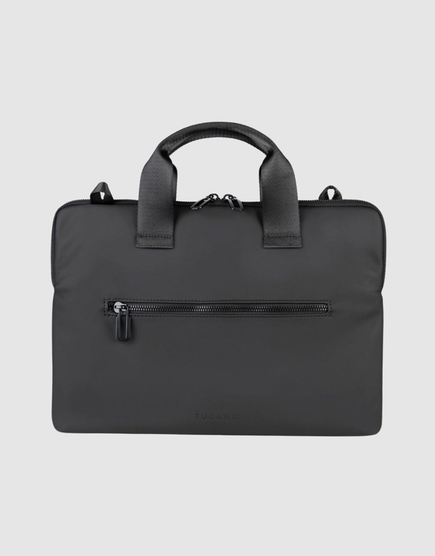 Tucano - Tucano Gommo Super Slim Laptop Bag Black Fits 13-14 Inch Laptops Rainproof Fabric