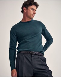 Oxford - Crew Neck Pure Merino Wool Pullover