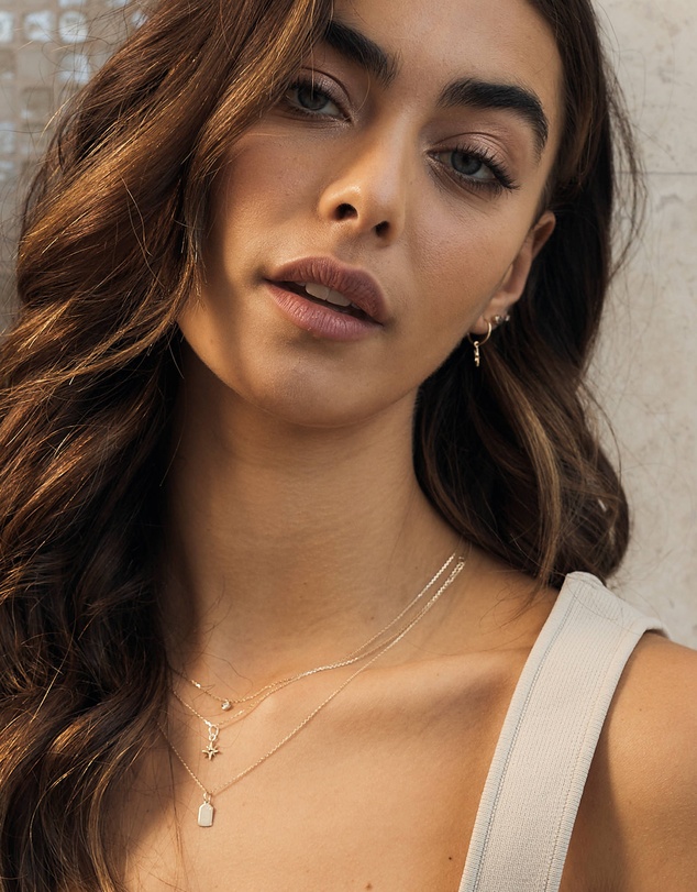 Luna Rae - Solid Gold - My True North Necklace