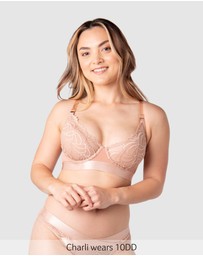 Hotmilk Maternity Lingerie - Warrior 2.0 Plunge Nursing Bra - Flexiwire