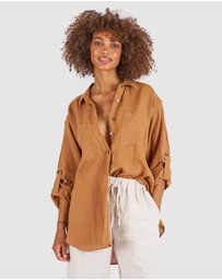 CAMIXA - Luna Oversize Linen Shirt