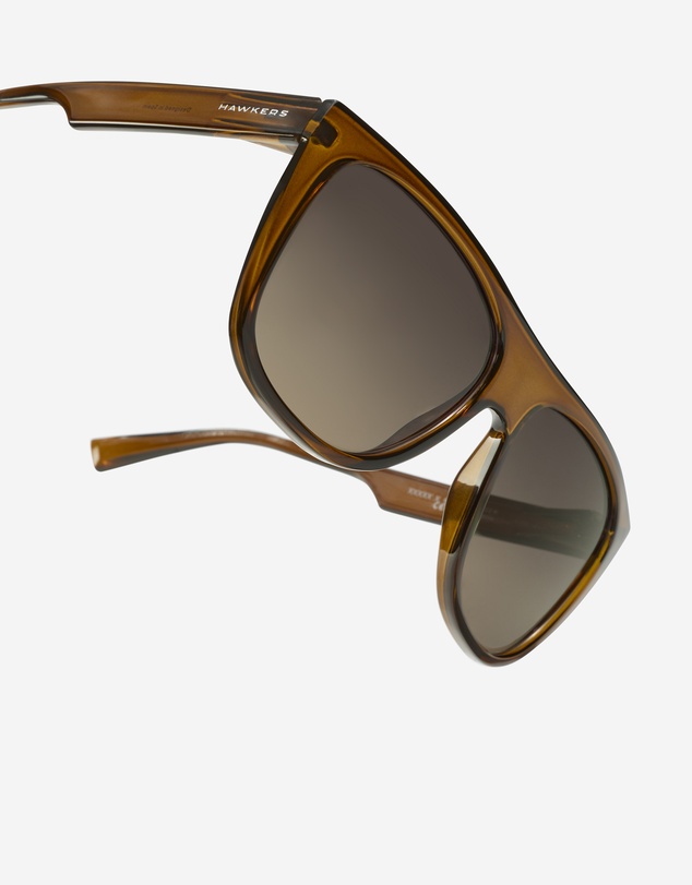 Hawkers Co - Hawkers - Runway - camel smoky black  Sunglasses for Men and Women UV400