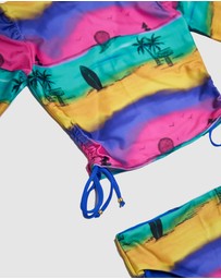 Olga Valentine - Long Sleeve 2-Piece Swim Set