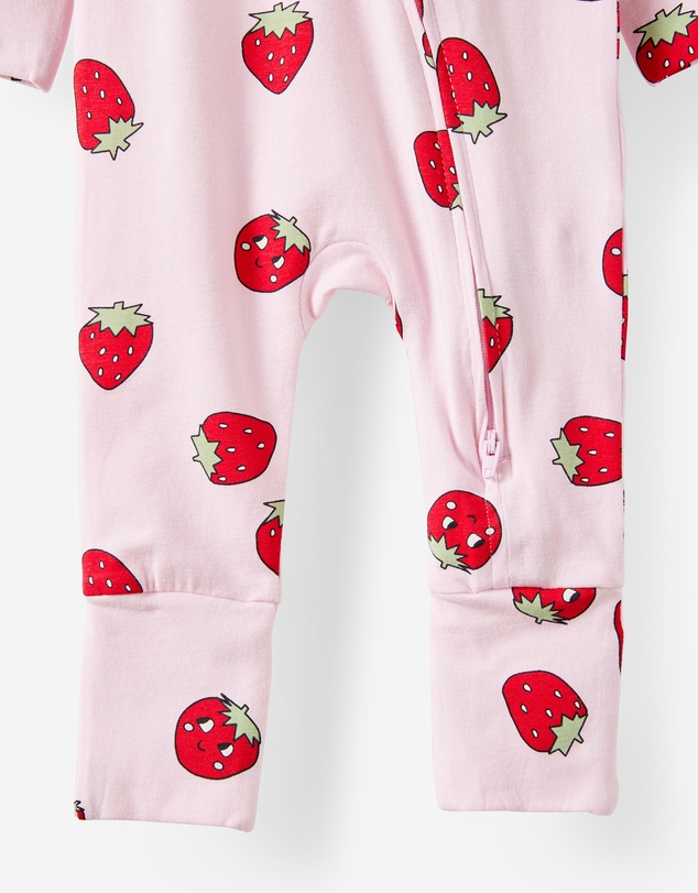 Cotton On Kids - Growie Long Sleeve Zip Romper