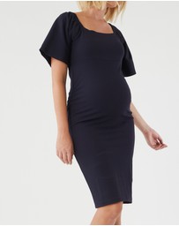 Soon Maternity - Kim Flare Sleeve Dress