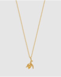 By Charlotte - Snowdrop January Birth Flower Necklace