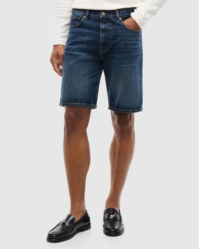 Tommy Hilfiger - Dover Regular Straight Whiskered Denim Shorts