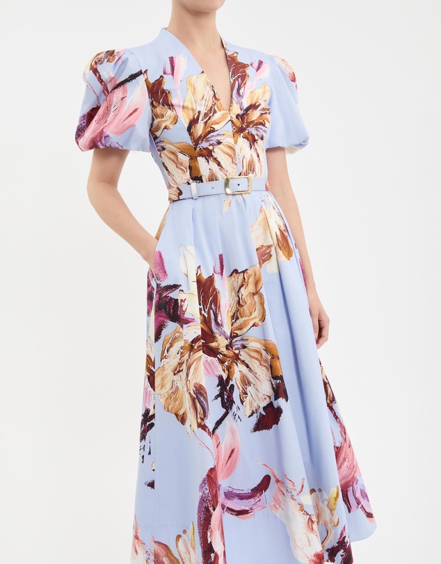 Rebecca Vallance - Fleur De Lis SS Midi Dress