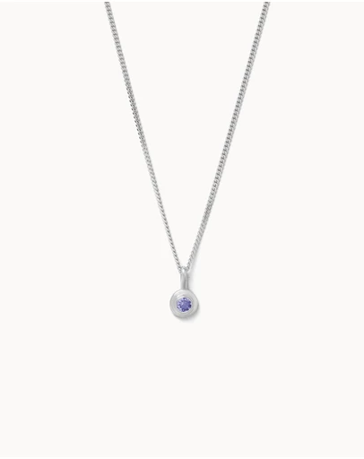 Kirstin Ash - Birthstone Necklace December Tanzanite