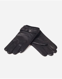 Ozwear Connection Uggs - Ugg Mens Silver Stud Tab Glove (Touch Screen)