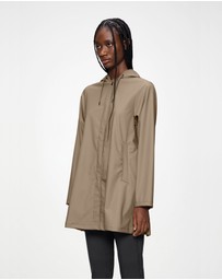 RAINS - A-Line Women's Jacket Beige