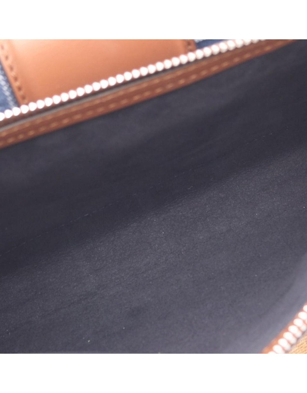 Pre-Loved by Azura Reborn - Pre-Loved Zucca Denim Double Baguette Crossbody