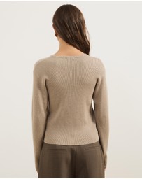 Atmos&Here - Lina Long Sleeve Knit Top