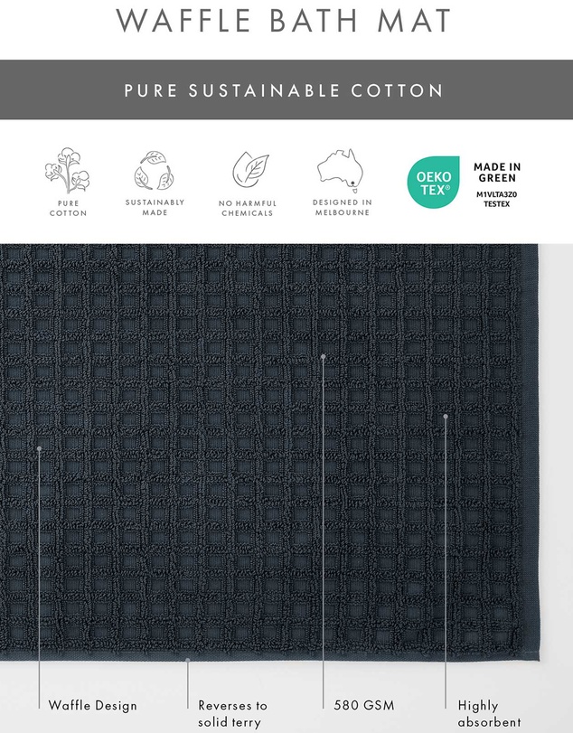Aura Home - Waffle Bath Mat
