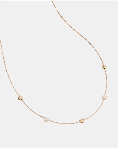By Charlotte - You Have My Heart Charm Choker