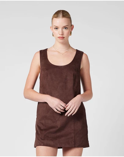 MVN - Faux Suede Mini Dress